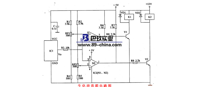 生化培養(yǎng)箱電路圖